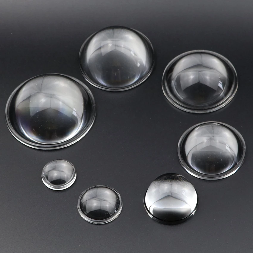

15 22 23 28 30 35 43 50 52mm Plano convex Optical Glass Lens for LED Flashlight torch Auto car lamp spotlight projection light