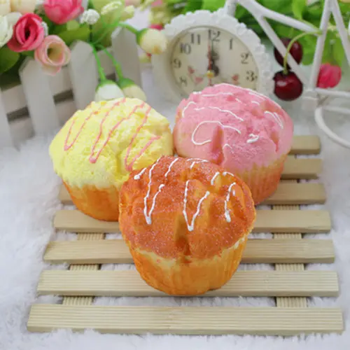 artificial muffin bread puff cake cupcake toy 5_