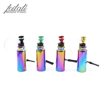 

New fashion rainbow color 110mm high tobacco water pipe, glass material trend ice blue water pipe, free delivery