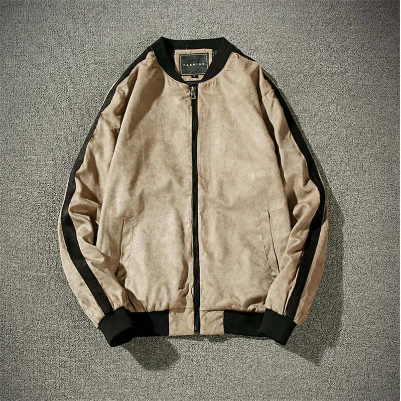 

Mens Plus Size3XL New Men Bomber Jacket Casual Male Coat Slim Fit Jaqueta Masculina Veste Overcoat Homme Brand Clothing Outwear