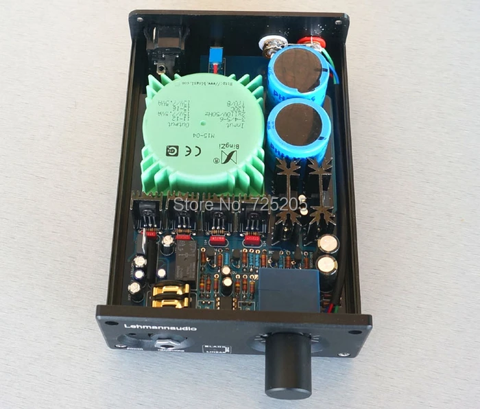Headphone Amplifier HIFI with Lehmann LME49720NA High-grade Aluminum Chassis 16-600 ohms