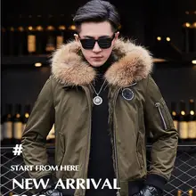 Мужское зимнее пальто с воротником из натурального меха енота, кожаная куртка, шерстяная подкладка, chaquetas de cuero genuino para hombre veste cuir biker homme