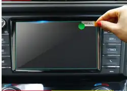 Для Toyota RAV4 2016 2017 7 дюймов gps навигации Экран Сталь Материал защитной пленки ЖК-дисплей Экран Прокат фильм-Стикеры аксессуары