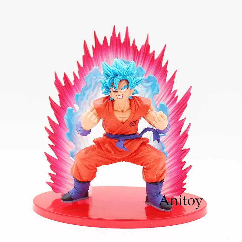 

Dragon Ball Z Super Saiyan Blue Son Goku Action Figure Kaiouken Goku Doll PVC Action Figure Collectible Model Toy 17cm KT3591