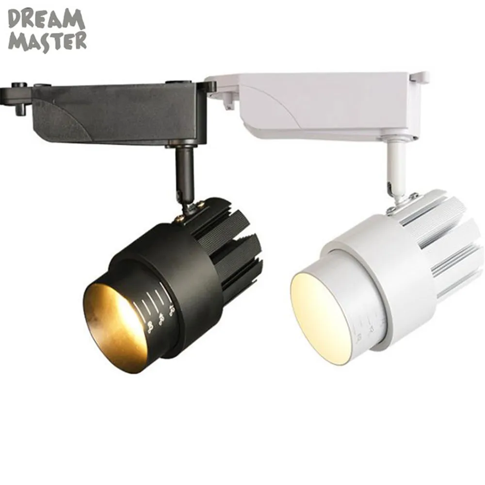 5/7/10/12/15/20/30 W COB LED أضواء المسارات led السكك الحديدية مصباح المصابيح الأضواء iluminacao تركيبة إضاءة لمتجر متجر بقعة الإضاءة