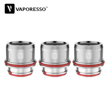 

Original Vaporesso GTM EUC Coil 3pcs Adopts Plug-n-pull Coil Installation for Cascade Subohm Tank Electronic Cigarette GTM Coil