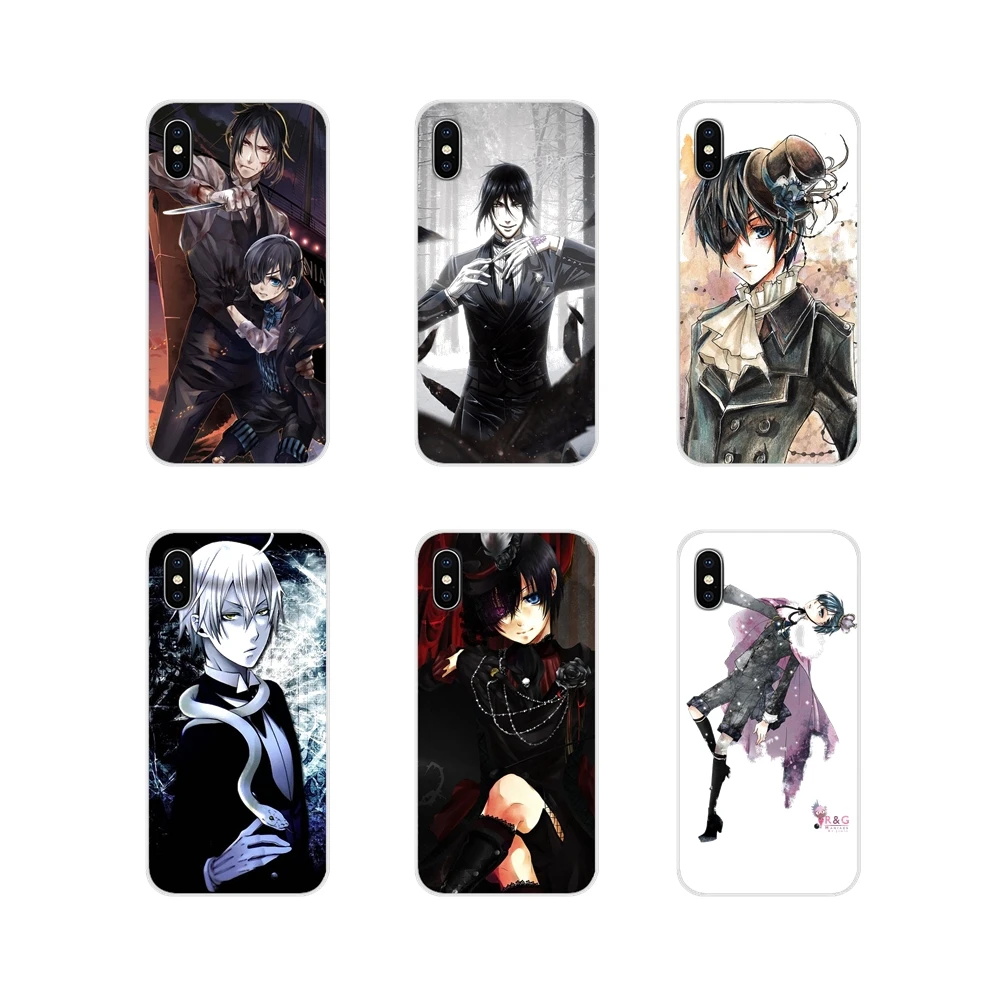 

Soft Skin Case Black Butler Ciel Phantomh Sebastian For Xiaomi Mi4 Mi5 Mi5S Mi6 Mi A1 A2 5X 6X 8 9 Lite SE Pro Mi Max Mix 2 3 2S