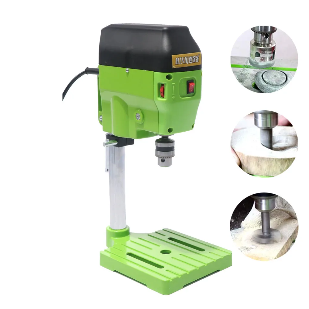 Мини сверлильный станок AMYAMY рабочий с европейской вилкой 580 Вт 220 В 5169A|drill press|small