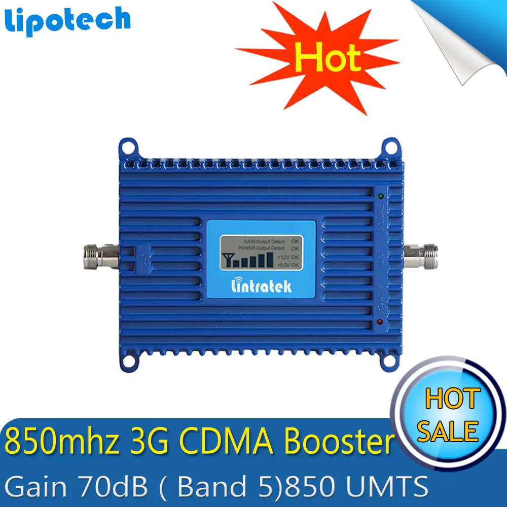 

High quality LCD Display 850 mhz signal repeater,mini celular 70dB cdma mobile signal booster mobile phone amplifier