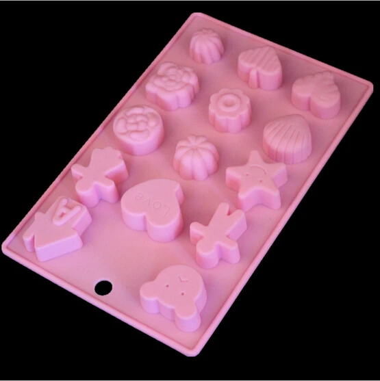 1PC 14 holes cute little angel Chocolate DIY baking mold silicone cake Cookie Mold manual egg tart mold JK 0900 1PC 14 holes cute little angel Chocolate DIY baking mold silicone cake Cookie Mold manual egg tart mold JK 0900