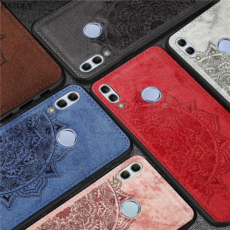 

For Huawei P Smart 2019 Case Silicone Shell TPU Cloth Texture Phone Cover For Huawei P Smart 2019 Case for Huawei P Smart 2019