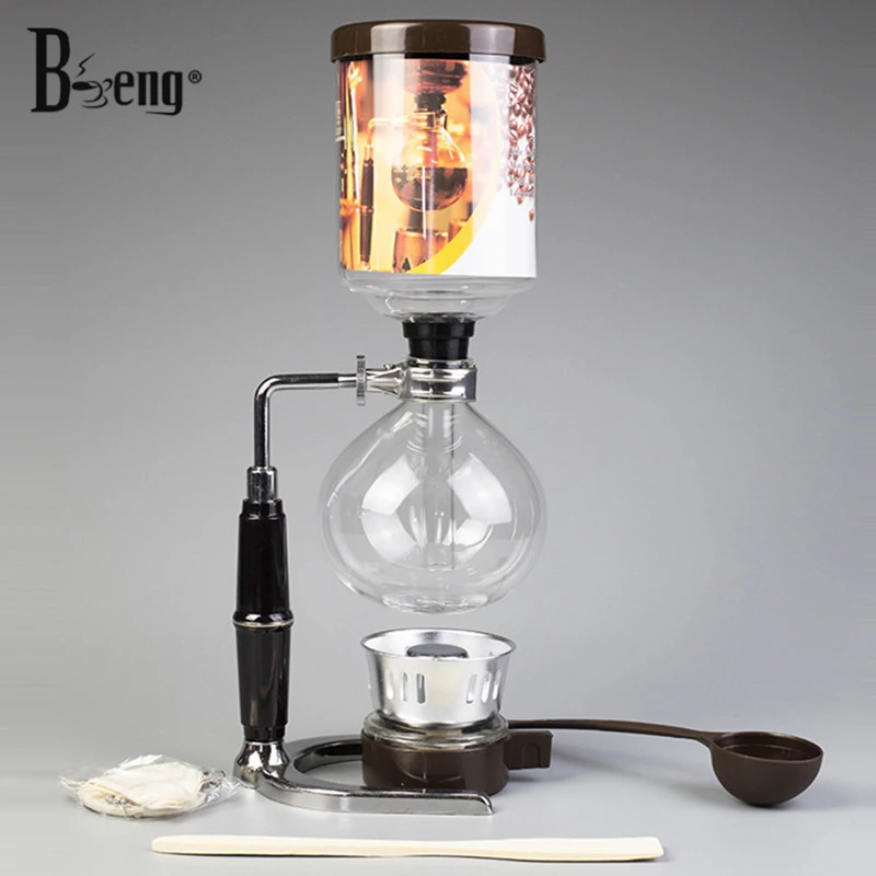 

Syphon Coffee Maker 300ml 500ml Syphon Pots Filters Japanese Style Tea Siphon Filter Coffee Siphon Machine