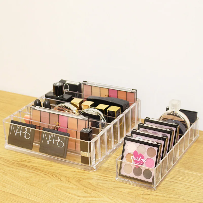 Organizador de maquillaje de acrílico transparente caja de almacenamiento de cosméticos caja de maquillaje en polvo de escritorio para mujer lápiz labial organizador maquillaje Organizador de maquillaje de acrílico transparente caja de almacenamiento de cosméticos caja de maquillaje en polvo de escritorio para mujer lápiz labial organizador maquillaje