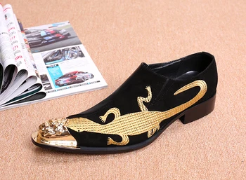 

Men Casual Shoes Classic Oxford Shoes For Men Genuine Leather Formal Dress Wedding Shoes Metal Toe Mens Adult Nightclub Shoe