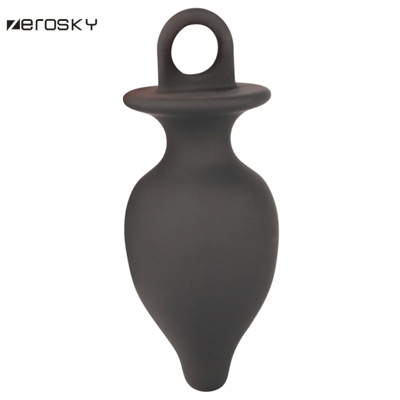 Zerosky Anal Plug Sexy Silicone Anus Massage Adult Sex Toys For Women Or Man Gay Butt Plugs Products S Size |