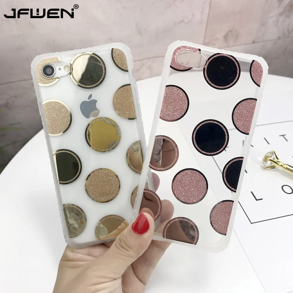 

Luxury Simple Dot Phone Case For iPhone XR XS Max Cases Soft Silicone Cover For iPhone 6 7 8 Plus X XS Dots Phone Cover Cases