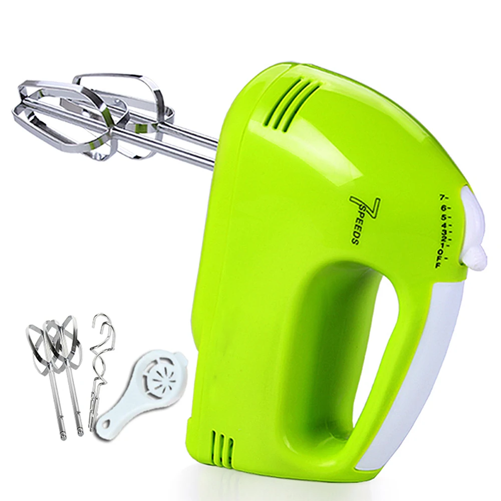 7 Speeds Mini High Power Mixer With A Handheld Blender with Whip Stick