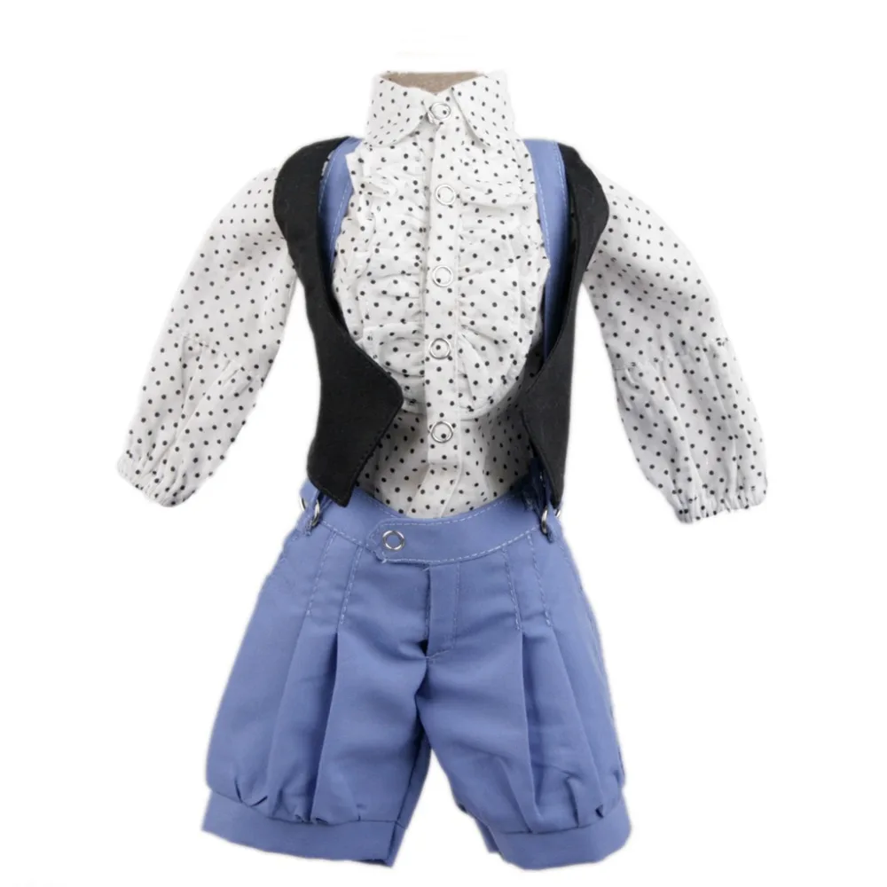 

[wamami] 290# Blue Suit 1/4 MSD DZ BJD Dollfie Plaid Free skirt
