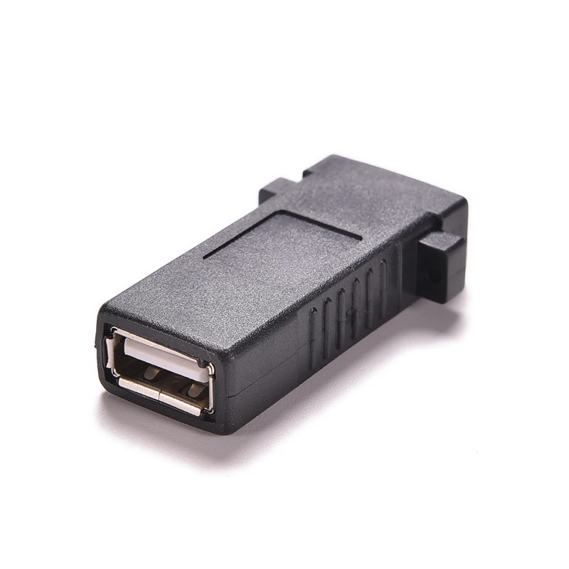 

JETTING USB Female to Female Panel Mount Adapter Wall Plate Plug Standard USB 2.0 Female Coupler Cord Connector