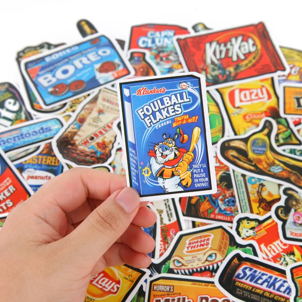 Snacks And Drinks Graffiti Stickers (4)