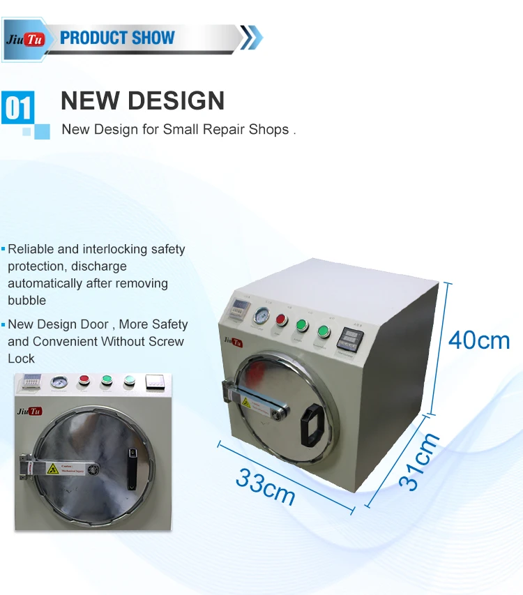 Multi-Size High Pressure Autoclave OCA Adhesive Sticker LCD Bubble Remove Machine for Fix Cell Phone Touch Screen Glass Repai (2)