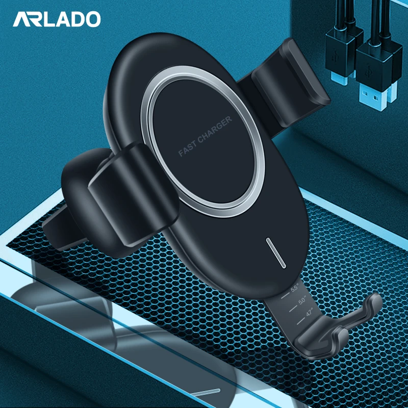 

Univeral 10W Fast Car Mount Wireless Quick Charger Holder for iPhone X XR Xsmax Samsung Note 10 9 S9 9+ S8 S8+ Arlado