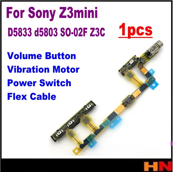 1 шт. Новинка для Sony Xperia Z3 Compact D5803 D5833 d5803 S M55w кнопка регулировки громкости гибкий