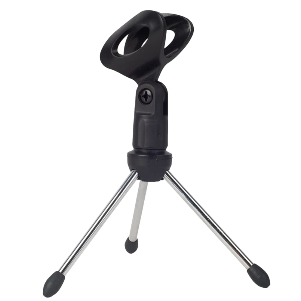 

Microphone Mic Stand Tripod Bracket Portable Zinc Alloy Desktop Table Adjustable Holder ND998
