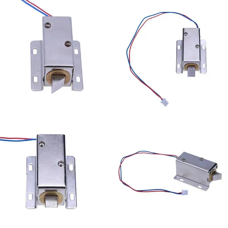 

DC 12V Square Electromagnetic Lock,Stainless Steel Push-Pull Cabinet Control Tongue Lock,Electronic lock actuator for cabinets