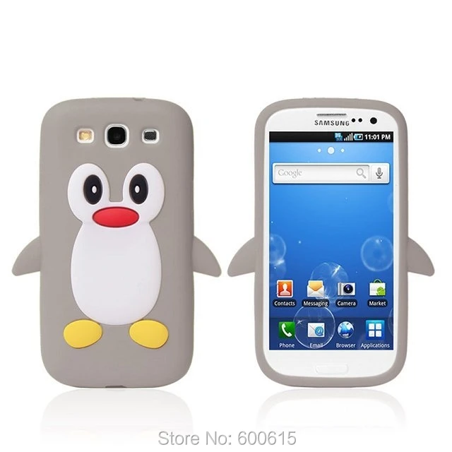 Samsung galaxy s3 i9300 penguin silicone case (9)