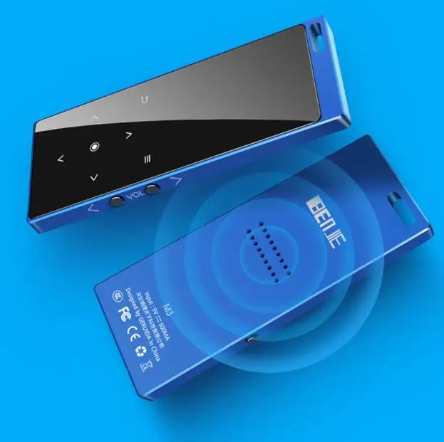 새로운 오리지널 Benjie M3 블루투스 MP3 플레이어 1.8 인치 휴대용 음악 MP3 내장 스피커 FM 라디오 레코더 전자 책 지원 TF 카드