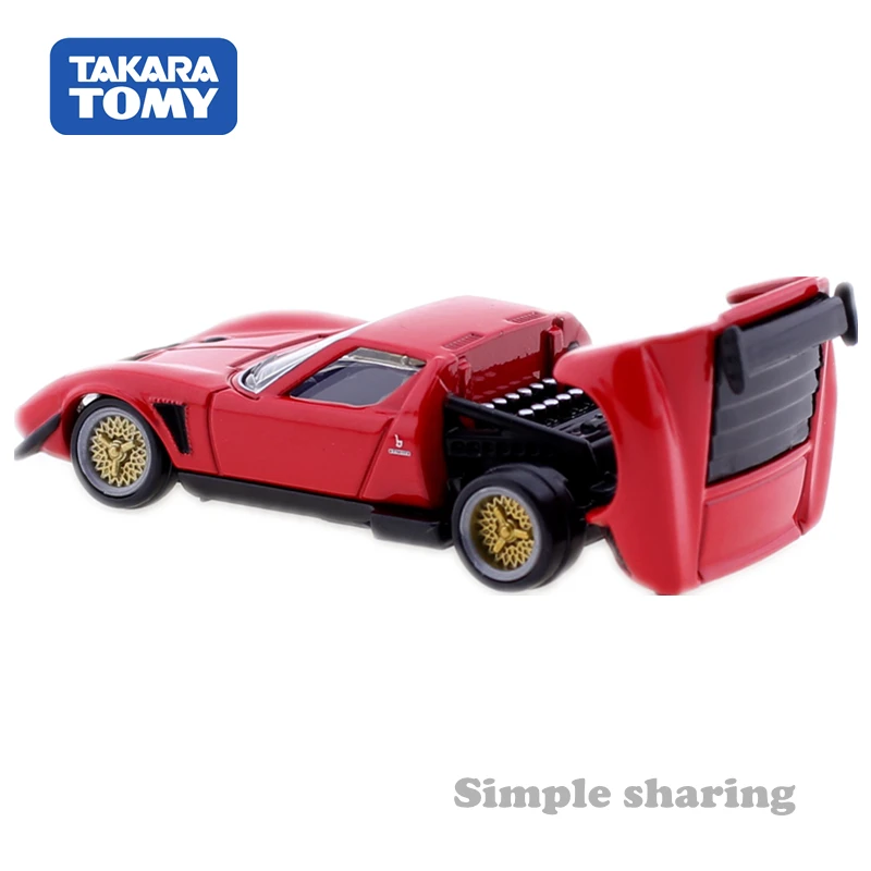 Lamborghini Jota Pull Back Action Toy Car Red Promotional Limited Novelty