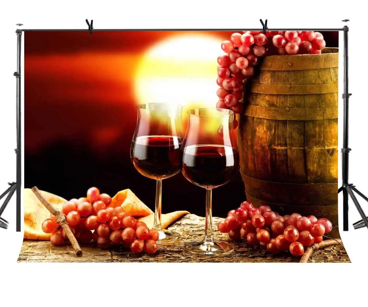 

7x5ft Grape Wine Backdrop Grape Wine Creative Advertising Photography Background and Studio Photography Backdrop Props