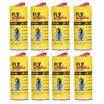 

8Pcs Insect Glue Tape Strips Sticky Fly Paper Eliminate Flies Bug Catcher Trap