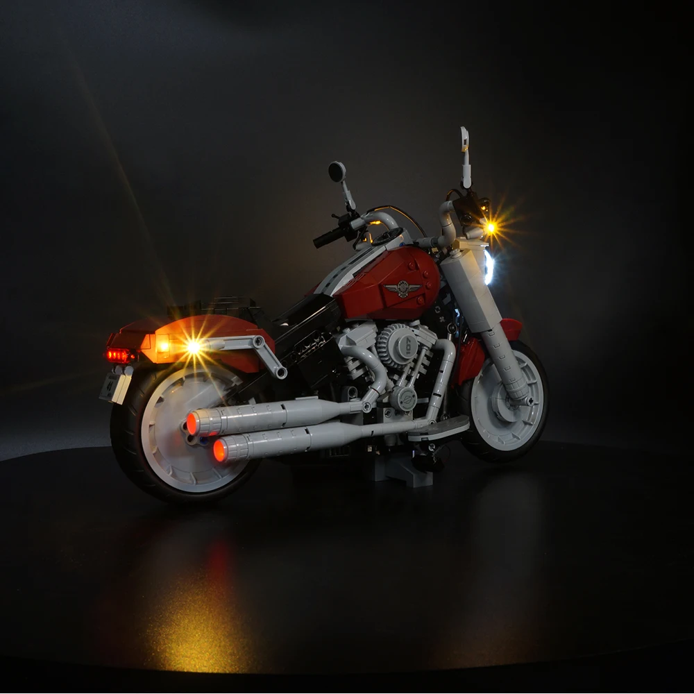 Светодиодный комплект для лего 10269 Harley Davidson Fat Boy(не включает мотоцикл