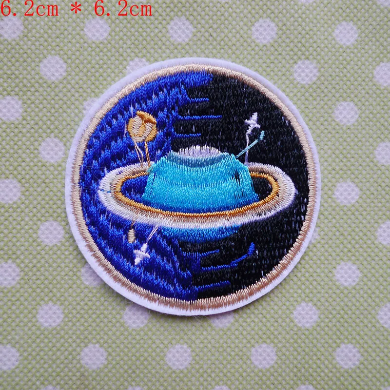 1 шт. наклейки на нашивки Tai Chi Astral Planet UFO Iron вышитые украшение для одежды футболки