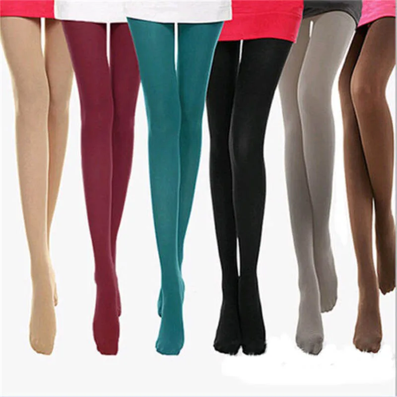 1pc Sexy Beauty Women Girl Spring Autumn Opaque Footed Tights Sexy 