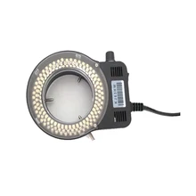 144/56 светодиодный регулируемый кольцевой светильник-осветитель для промышленного микроскопа, лупа для промышленной камеры