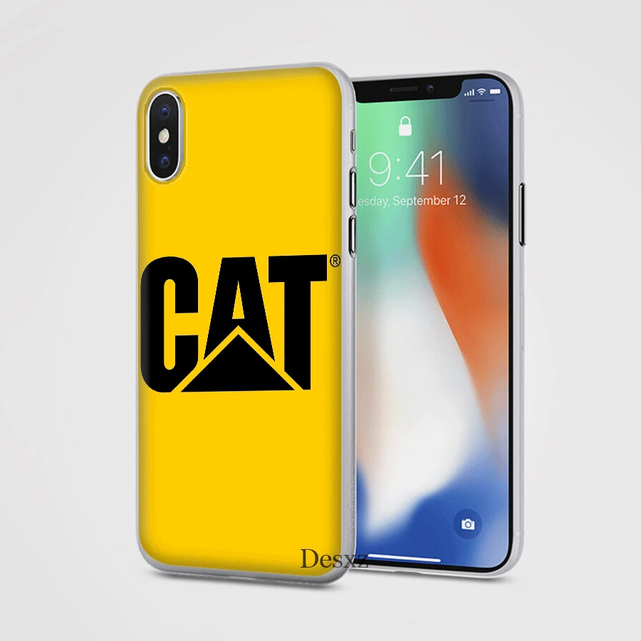 H7 Чехол для мобильного телефона iPhone 7 8 Plus iPhone 11 Pro XR X XS Max 5 5S SE 6 6s чехол с логотипом гусеницы - Color: H7