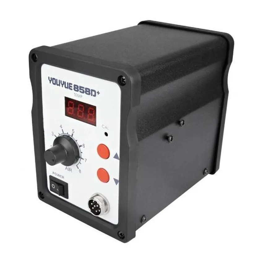 YOUYUE 858D+ пистолет горячего воздуха ESD паяльная станция светодиодный цифровой паяльная станция 700 Вт нагреватель Обновление от Uyue 858D
