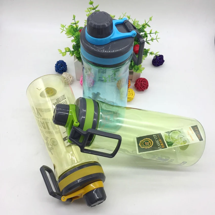 Портативная бутылка для воды большого размера черно белая 1000 мл|portable water bottle|water