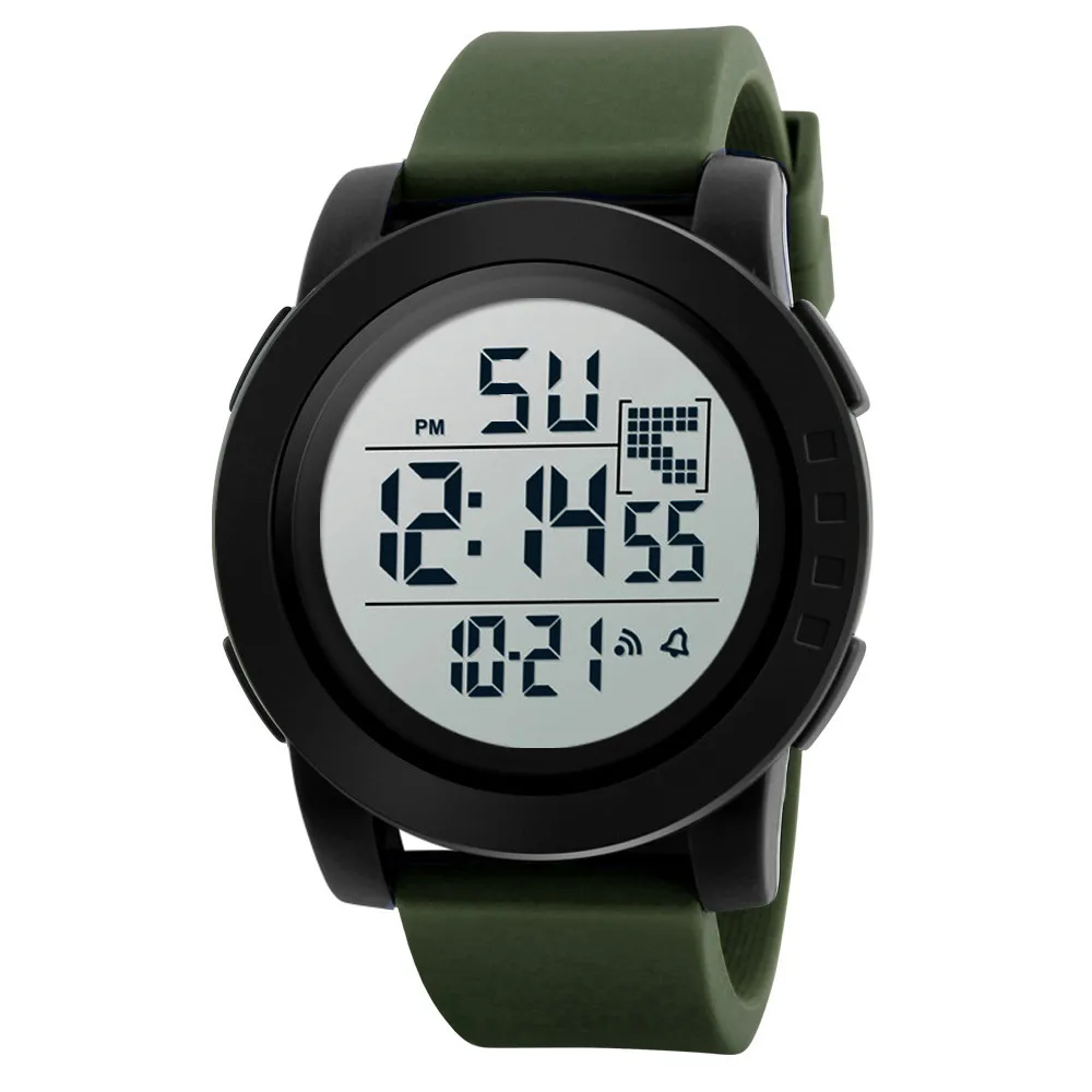 Reloj Элитный бренд Для мужчин аналоговый цифровой военный армейский Спорт светодиодный Водонепроницаемый наручные часы Dijital коль Saati часы Для мужчин