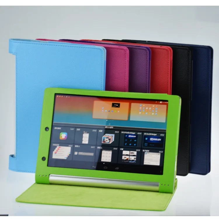 Чехол серии lichi для Lenovo YOGA Tablet 10 1 чехол йоги B8000 B8080 из искусственной кожи планшета