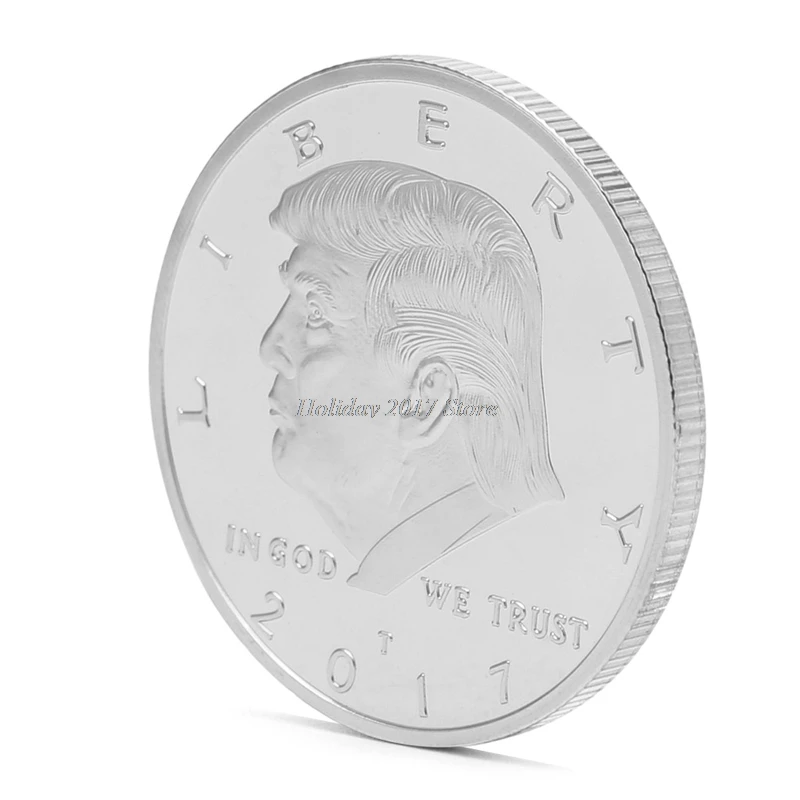 2017 Америка 45-й президент Дональд Трамп Позолоченные памятные монеты Новинка Маркер #20/12