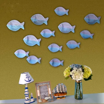 

Good Chao Mediterranean marine fish model room hotel Decor background wall entrance mural wall coverings