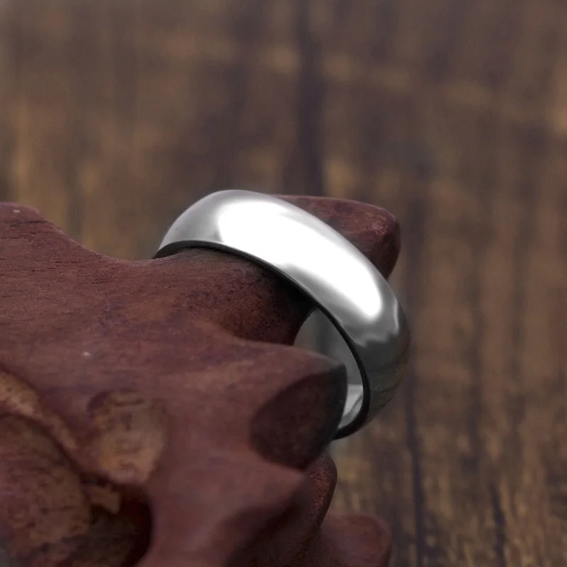 Классические 6 мм обручальные кольца из нержавеющей стали, базовые кольца для пары, удобные, подходят для американских размеров от 7 до 11