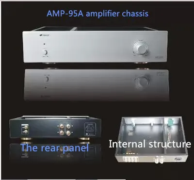 AMP95-A standard chassis/Aluminum iron combination /Pre-amplifier chassis/all-aluminum amplifier chassis/ amplifier case AMP95-A standard chassis/Aluminum iron combination /Pre-amplifier chassis/all-aluminum amplifier chassis/ amplifier case