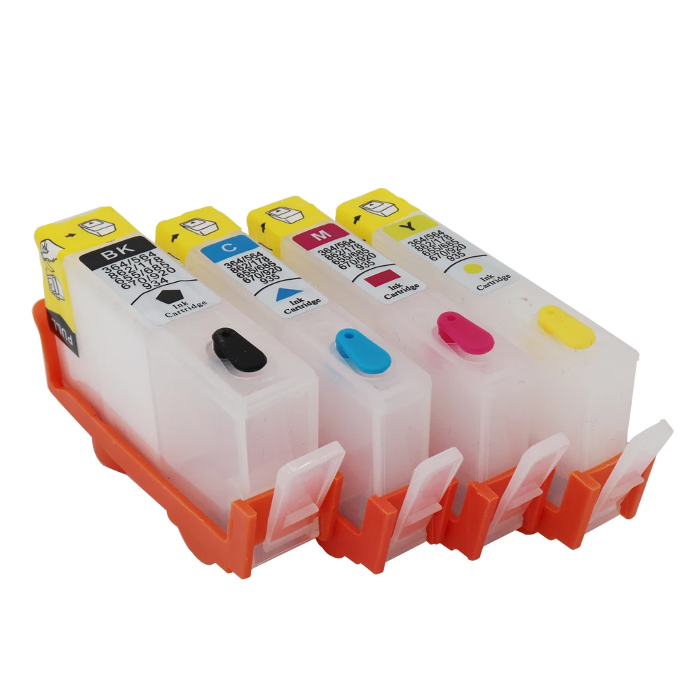 1 Set For HP 934 935 Refillable Ink Cartridge With Chip 934XL 935XL for HP OfficeJet 2