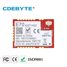 E70-433T14S2 CC1310 433 mhz длинный диапазон коммуникатор радио 25mW IPEX штамп антенна отверстия IoT uhf 433 mhz rf модуль