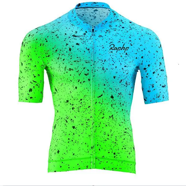 Велоспорт Джерси для мужчин флуоресцентные зеленый синий бренд велосипед Костюмы mtb road pro гонки Полный лайкра со светоотражающими полоск - Цвет: picture color